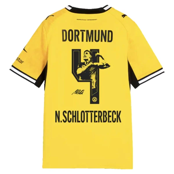 Maillot De Foot Borussia Dortmund Nico Schlotterbeck 4 Domicile 26/27 - Spécial