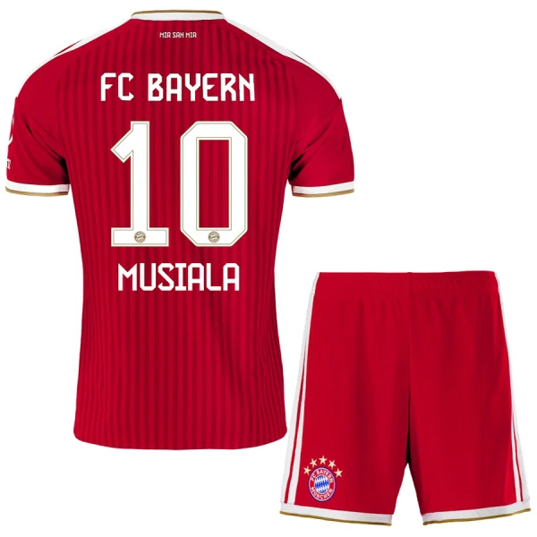 Kit De Football FC Bayern Munich Jamal Musiala 10 Enfant Domicile 26/27 Kit De Football FC Bayern Munich Jamal Musiala 10 Enfant Domicile 26/27