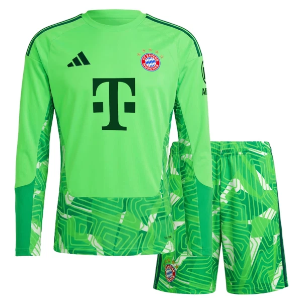 Kit De Football Gardien FC Bayern Munich Enfant Domicile 26/27 Manches Longues Kit De Football Gardien FC Bayern Munich Enfant Domicile 26/27 Manches Longues