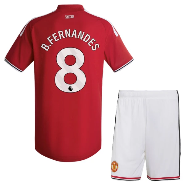 Kit De Football Manchester United Bruno Fernandes 8 Enfant Domicile 26/27
