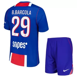 Kit De Football Paris Saint-Germain Bradley Barcola 29 Enfant Domicile 26/27 Kit De Football Paris Saint-Germain Bradley Barcola 29 Enfant Domicile 26/27