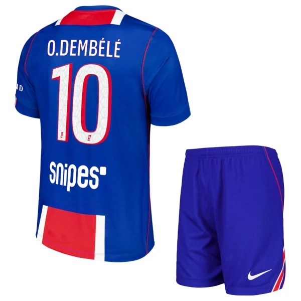 Kit De Football Paris Saint-Germain Ousmane Dembélé 10 Enfant Domicile 26/27 Kit De Football Paris Saint-Germain Ousmane Dembélé 10 Enfant Domicile 26/27