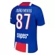 Maillot De Foot Paris Saint-Germain Joao Neves 87 Domicile 26/27