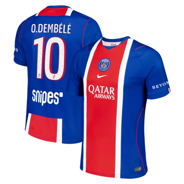 Maillot De Foot Paris Saint-Germain Ousmane Dembélé 10 Domicile 26/27 Maillot De Foot Paris Saint-Germain Ousmane Dembélé 10 Domicile 26/27