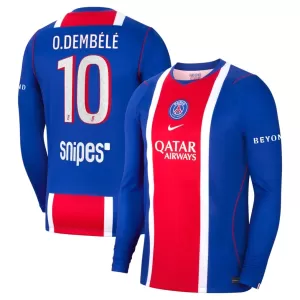 Maillot De Foot Paris Saint-Germain Ousmane Dembélé 10 Domicile 26/27 Manches Longues