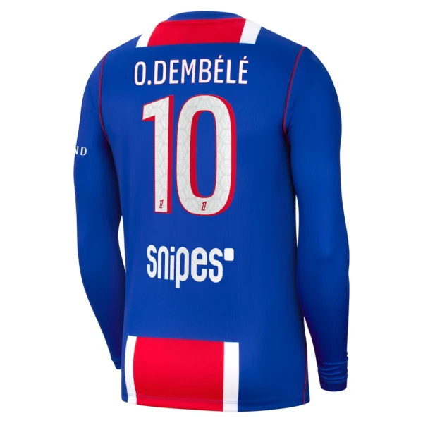 Maillot De Foot Paris Saint-Germain Ousmane Dembélé 10 Domicile 26/27 Manches Longues