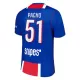 Maillot De Foot Paris Saint-Germain Pacho 51 Domicile 26/27