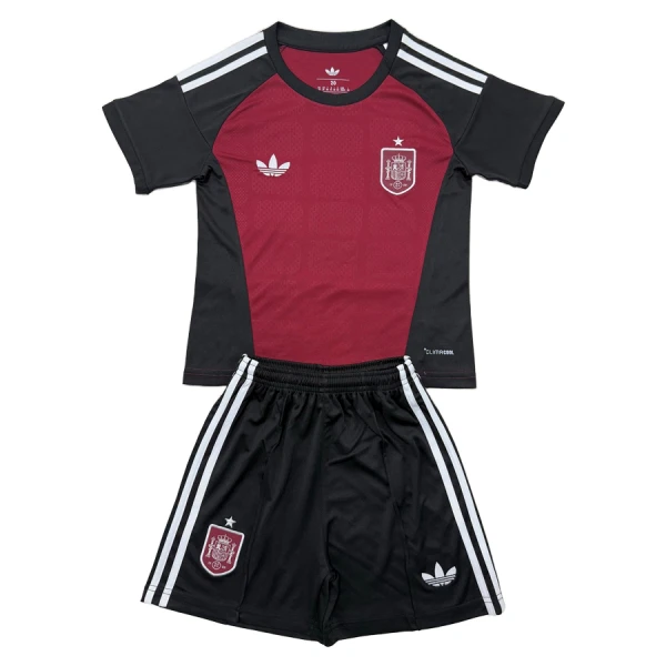Kit De Football Gardien Espagne Enfant Coupe du Monde 2026 Rouge