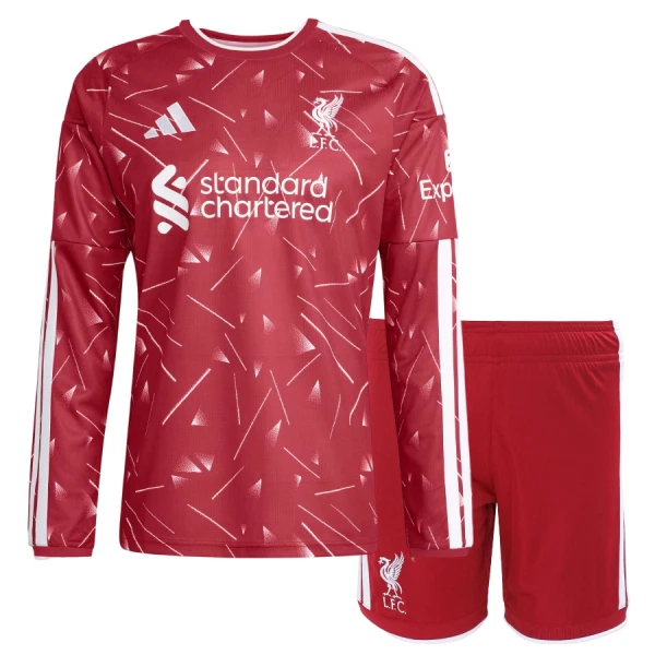 Kit De Football Liverpool Enfant Domicile 26/27 Manches Longues Kit De Football Liverpool Enfant Domicile 26/27 Manches Longues