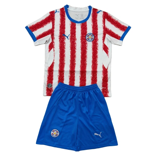 Kit De Football Paraguay Enfant Domicile Coupe du Monde 2026 Kit De Football Paraguay Enfant Domicile Coupe du Monde 2026