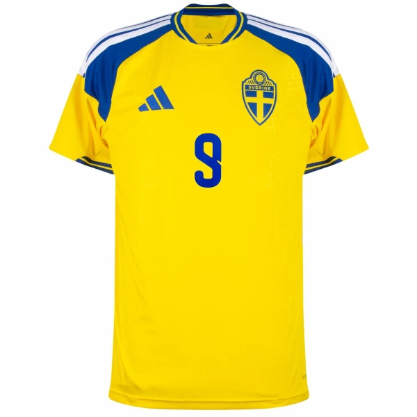 Maillot De Foot Suède Isak 9 Domicile Coupe du Monde 2026