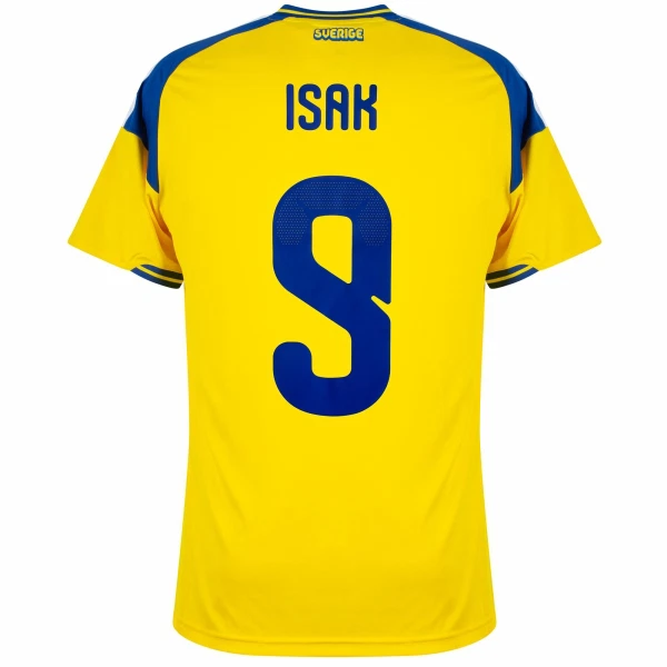 Maillot De Foot Suède Isak 9 Domicile Coupe du Monde 2026