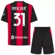 Kit De Football Milan AC Pavlovic 31 Enfant Domicile 26/27 Kit De Football Milan AC Pavlovic 31 Enfant Domicile 26/27