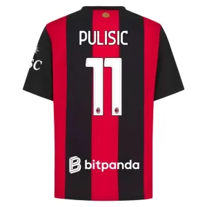 Maillot De Foot Milan AC Christian Pulišić 11 Domicile 26/27 Maillot De Foot Milan AC Christian Pulišić 11 Domicile 26/27