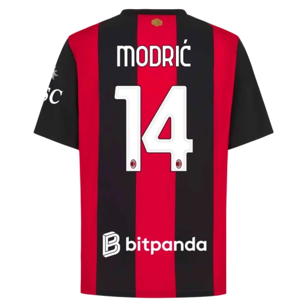 Maillot De Foot Milan AC Luka Modric 14 Domicile 26/27 Maillot De Foot Milan AC Luka Modric 14 Domicile 26/27