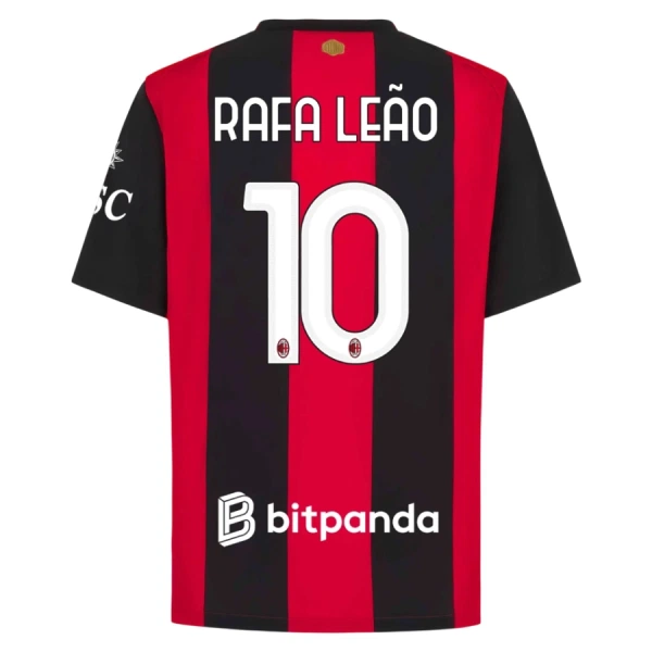 Maillot De Foot Milan AC Rafael Leão 10 Domicile 26/27 Maillot De Foot Milan AC Rafael Leão 10 Domicile 26/27