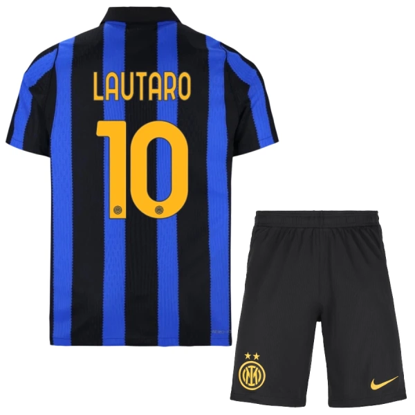 Kit De Football Inter Milan Lautaro Martínez 10 Enfant Domicile 26/27 Kit De Football Inter Milan Lautaro Martínez 10 Enfant Domicile 26/27