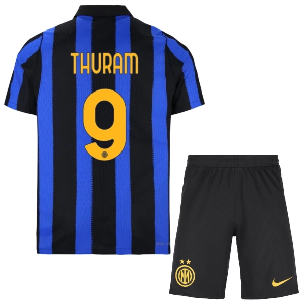 Kit De Football Inter Milan Thuram 9 Enfant Domicile 26/27 Kit De Football Inter Milan Thuram 9 Enfant Domicile 26/27