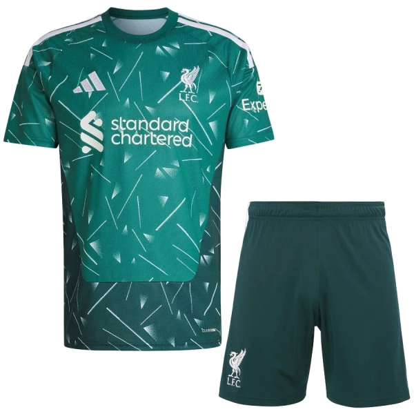 Kit De Football Gardien Liverpool Enfant Domicile 26/27 Vert Kit De Football Gardien Liverpool Enfant Domicile 26/27 Vert