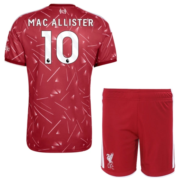 Kit De Football Liverpool Alexis Mac Allister 10 Enfant Domicile 26/27 Kit De Football Liverpool Alexis Mac Allister 10 Enfant Domicile 26/27