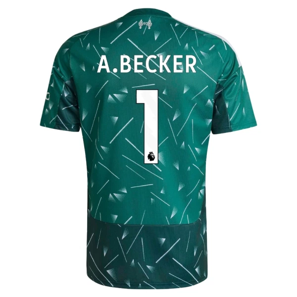 Maillot De Foot Gardien Liverpool Alisson Becker 1 Domicile 26/27 Vert Maillot De Foot Gardien Liverpool Alisson Becker 1 Domicile 26/27 Vert