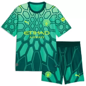 Kit De Football Gardien Manchester City Enfant Domicile 26/27 Vert Kit De Football Gardien Manchester City Enfant Domicile 26/27 Vert