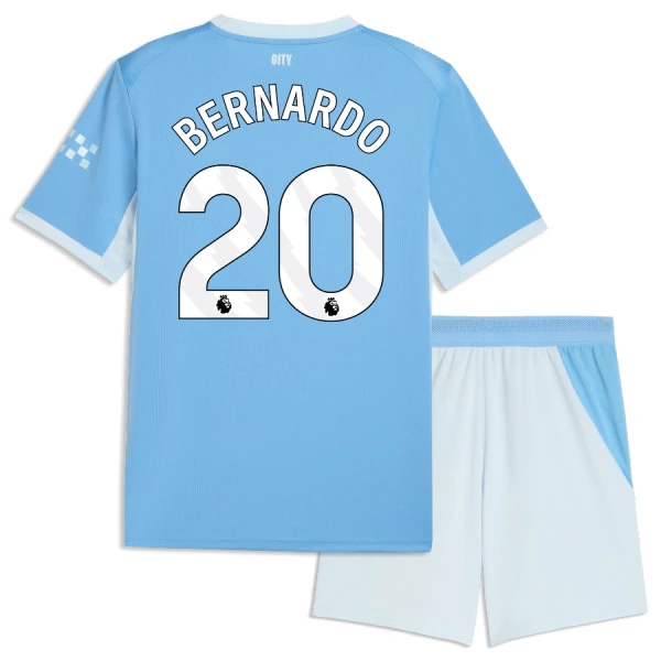 Kit De Football Manchester City Bernardo Silva 20 Enfant Domicile 26/27 Kit De Football Manchester City Bernardo Silva 20 Enfant Domicile 26/27