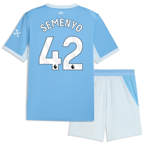 Kit De Football Manchester City Semenyo 42 Enfant Domicile 26/27 Kit De Football Manchester City Semenyo 42 Enfant Domicile 26/27