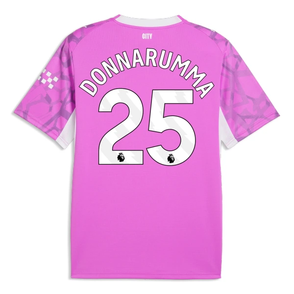 Maillot De Foot Gardien Manchester City Gianluigi Donnarumma 25 Extérieur 26/27 Rose Maillot De Foot Gardien Manchester City Gianluigi Donnarumma 25 Extérieur 26/27 Rose