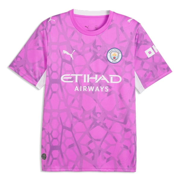 Maillot De Foot Gardien Manchester City Gianluigi Donnarumma 25 Extérieur 26/27 Rose