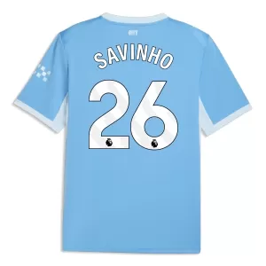 Maillot De Foot Manchester City Savinho 26 Domicile 26/27 Maillot De Foot Manchester City Savinho 26 Domicile 26/27