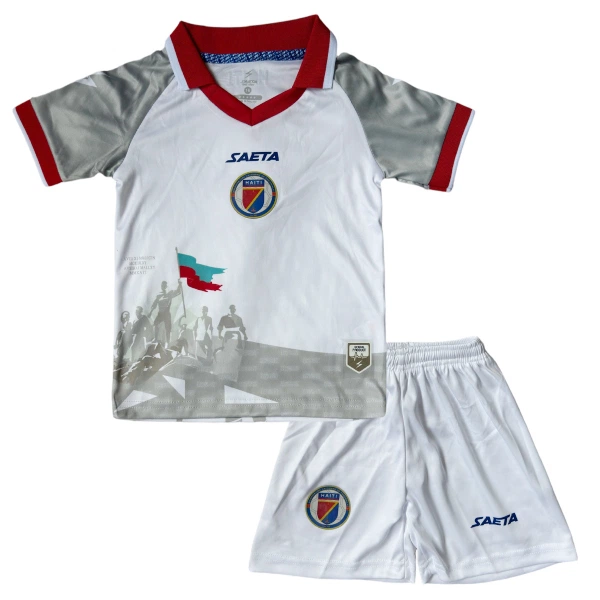 Kit De Football Haiti Enfant Extérieur Coupe du Monde 2026 Kit De Football Haiti Enfant Extérieur Coupe du Monde 2026