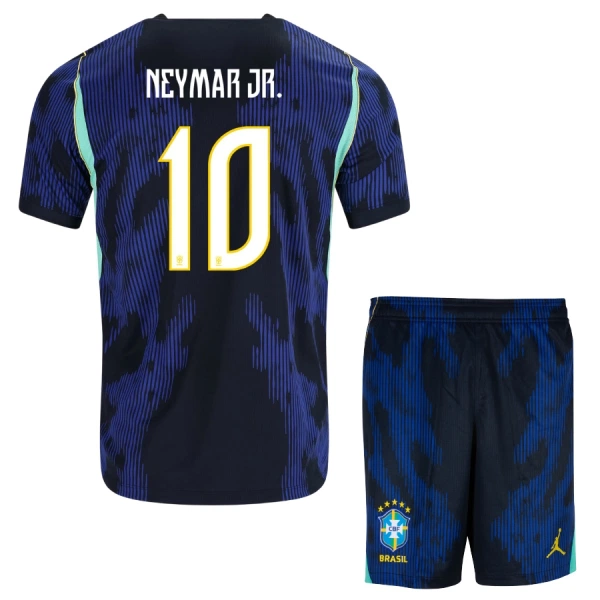 Kit De Football Brésil Neymar JR 10 Enfant Extérieur Coupe du Monde 2026 Kit De Football Brésil Neymar JR 10 Enfant Extérieur Coupe du Monde 2026