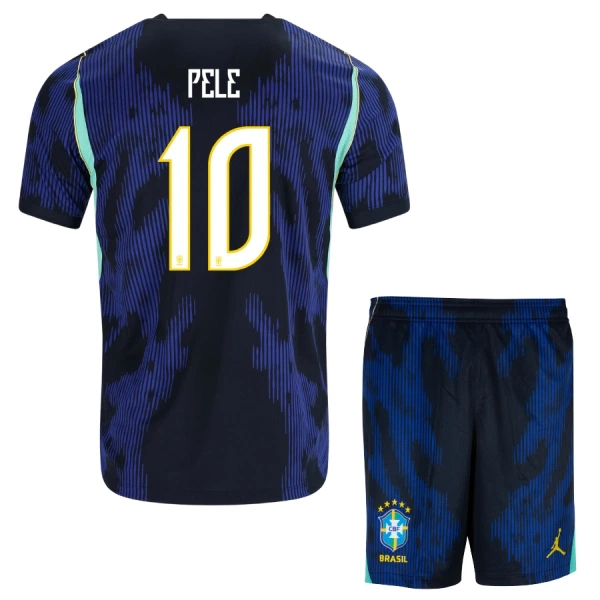 Kit De Football Brésil Pele 10 Enfant Extérieur Coupe du Monde 2026