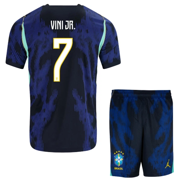Kit De Football Brésil Vinicius Junior 7 Enfant Extérieur Coupe du Monde 2026 Kit De Football Brésil Vinicius Junior 7 Enfant Extérieur Coupe du Monde 2026