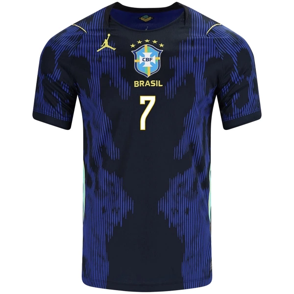 Kit De Football Brésil Vinicius Junior 7 Enfant Extérieur Coupe du Monde 2026