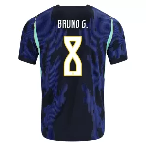 Maillot De Foot Brésil Bruno Guimaraes 8 Extérieur Coupe du Monde 2026 Maillot De Foot Brésil Bruno Guimaraes 8 Extérieur Coupe du Monde 2026