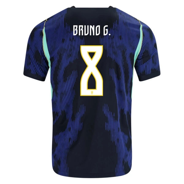 Maillot De Foot Brésil Bruno Guimaraes 8 Extérieur Coupe du Monde 2026 Maillot De Foot Brésil Bruno Guimaraes 8 Extérieur Coupe du Monde 2026