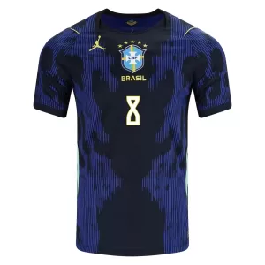 Maillot De Foot Brésil Bruno Guimaraes 8 Extérieur Coupe du Monde 2026