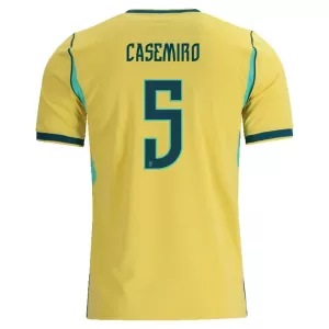 Maillot De Foot Brésil Casemiro 5 Domicile Coupe du Monde 2026 Maillot De Foot Brésil Casemiro 5 Domicile Coupe du Monde 2026