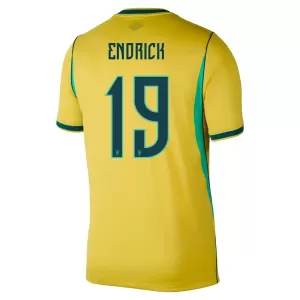 Maillot De Foot Brésil Endrick 19 Domicile Coupe du Monde 2026