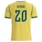 Maillot De Foot Brésil Estevao 20 Domicile Coupe du Monde 2026