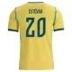 Maillot De Foot Brésil Estevao 20 Domicile Coupe du Monde 2026