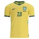 Maillot De Foot Brésil Estevao 20 Domicile Coupe du Monde 2026