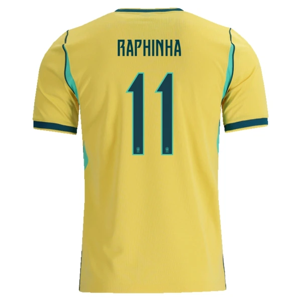 Maillot De Foot Brésil Raphinha 11 Domicile Coupe du Monde 2026
