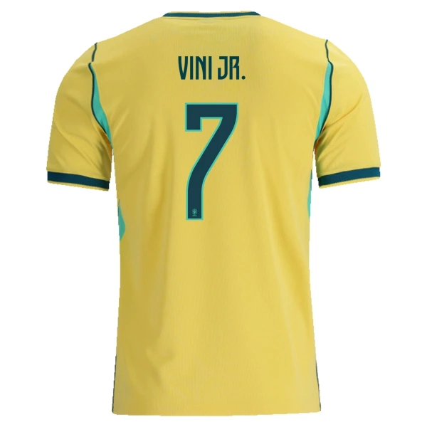 Maillot De Foot Brésil Vinicius Junior 7 Domicile Coupe du Monde 2026