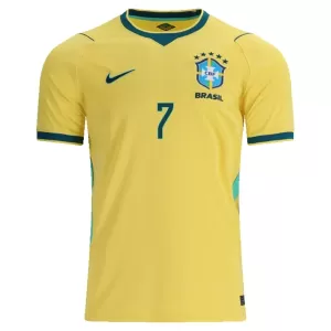 Maillot De Foot Brésil Vinicius Junior 7 Domicile Coupe du Monde 2026