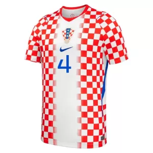 Kit De Football Croatie Josko Gvardiol 4 Enfant Domicile Coupe du Monde 2026