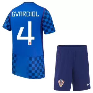 Kit De Football Croatie Josko Gvardiol 4 Enfant Extérieur Coupe du Monde 2026 Kit De Football Croatie Josko Gvardiol 4 Enfant Extérieur Coupe du Monde 2026