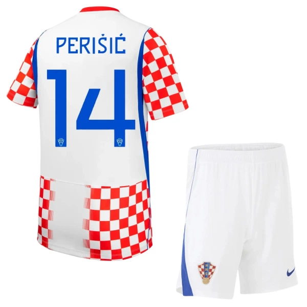 Kit De Football Croatie Perisic 14 Enfant Domicile Coupe du Monde 2026 Kit De Football Croatie Perisic 14 Enfant Domicile Coupe du Monde 2026